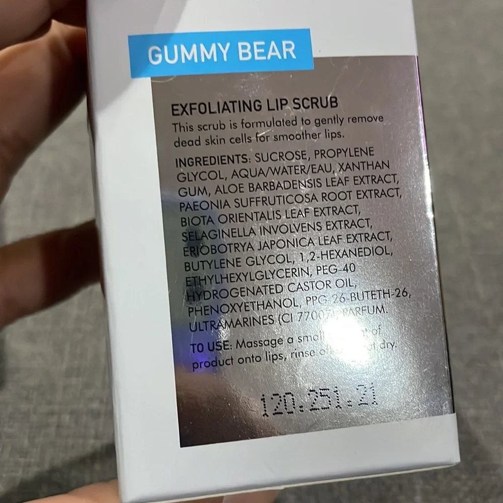 NWT Pink Sugar & Gummy Bear lip scrub w/ application wand